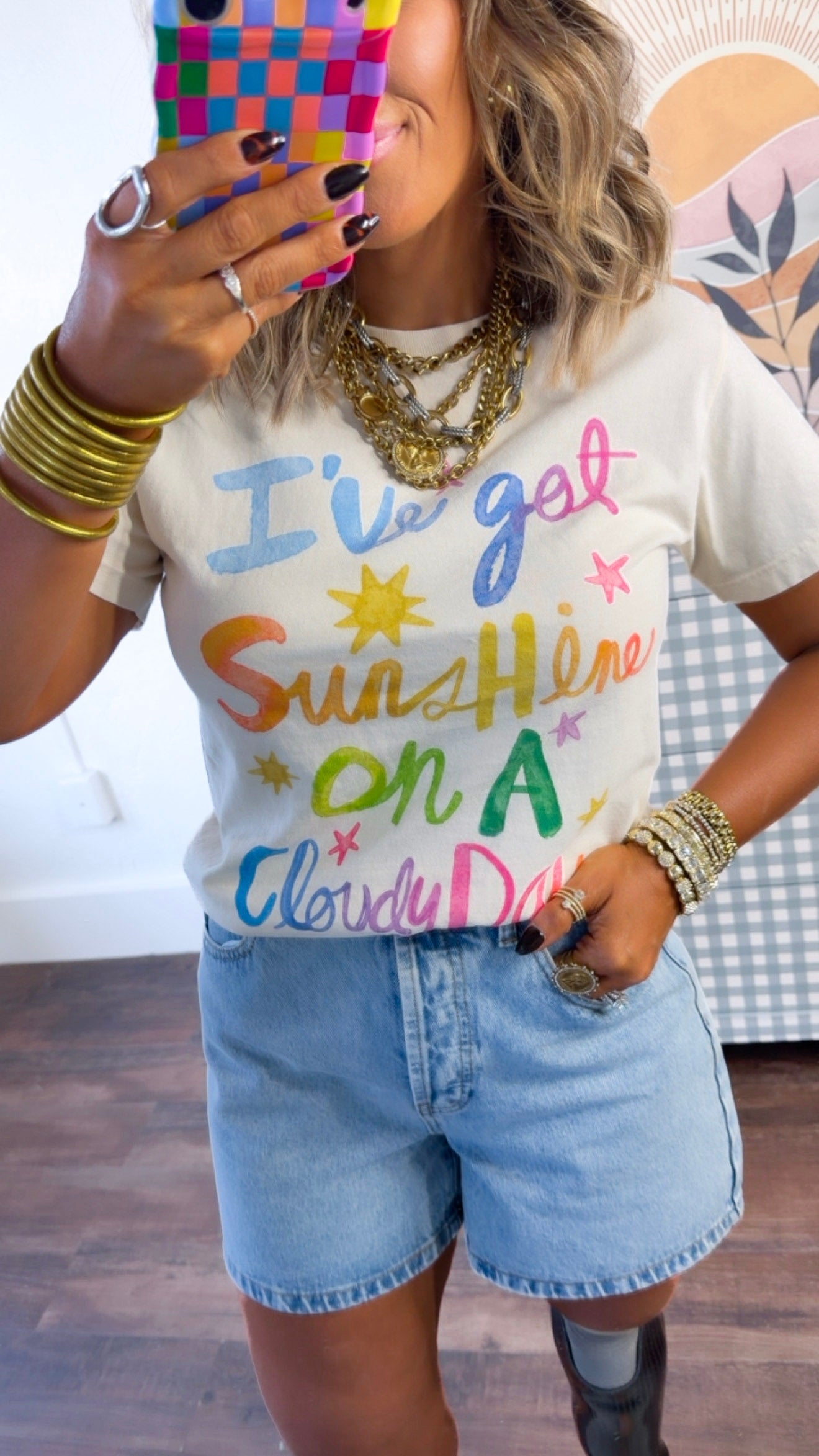 I've Got Sunshine Graphic Tee, Ivory