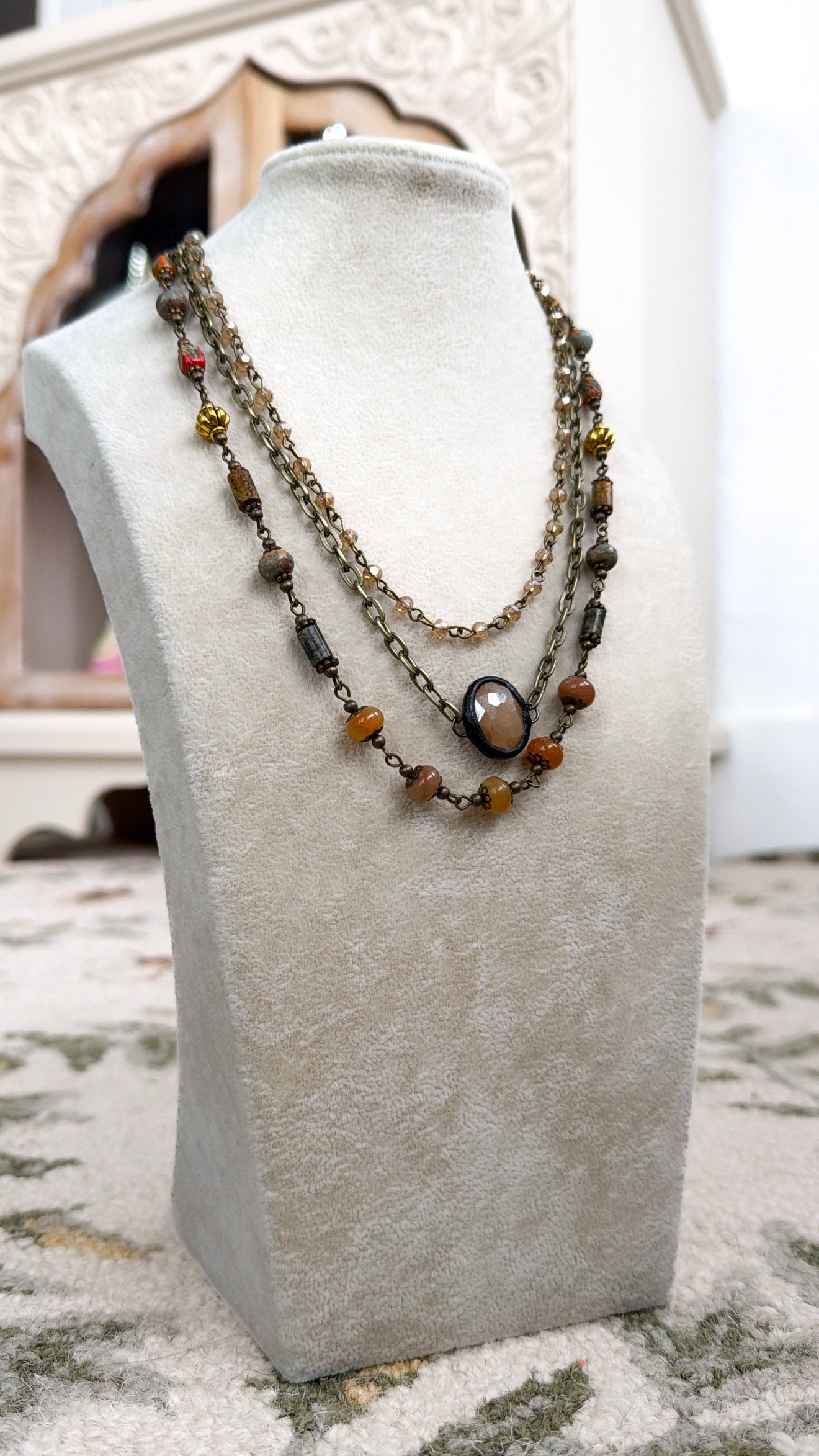 Justina Short Layered Necklace