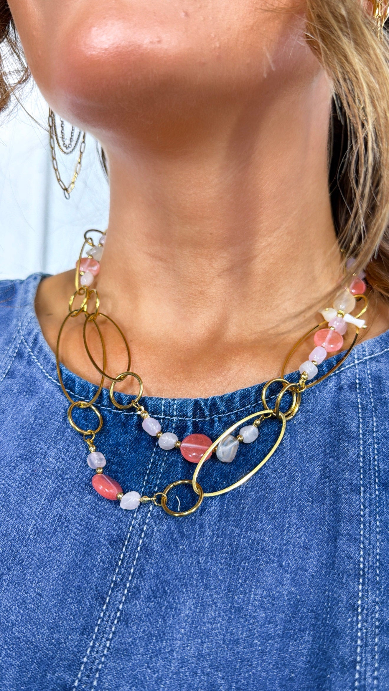 Blush Loops Necklace