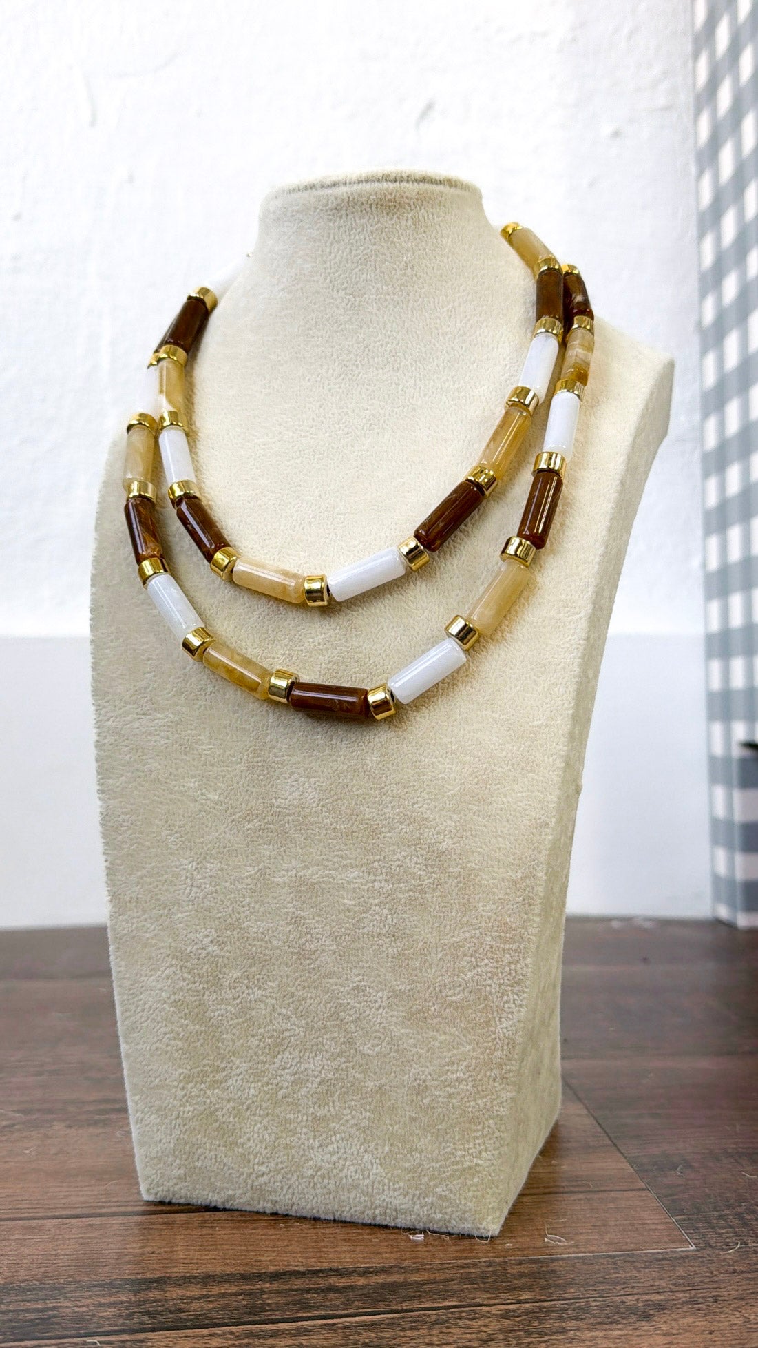 Caramel Candy Bar Chic Necklace