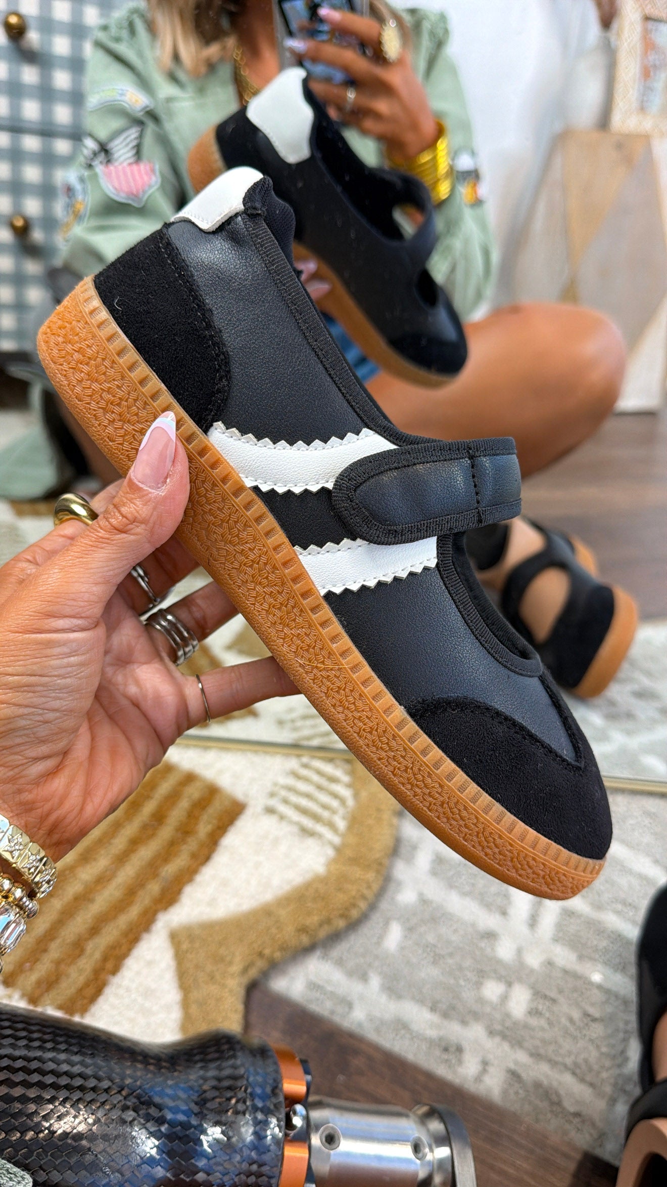 My Mary Jane Sneaker, Black