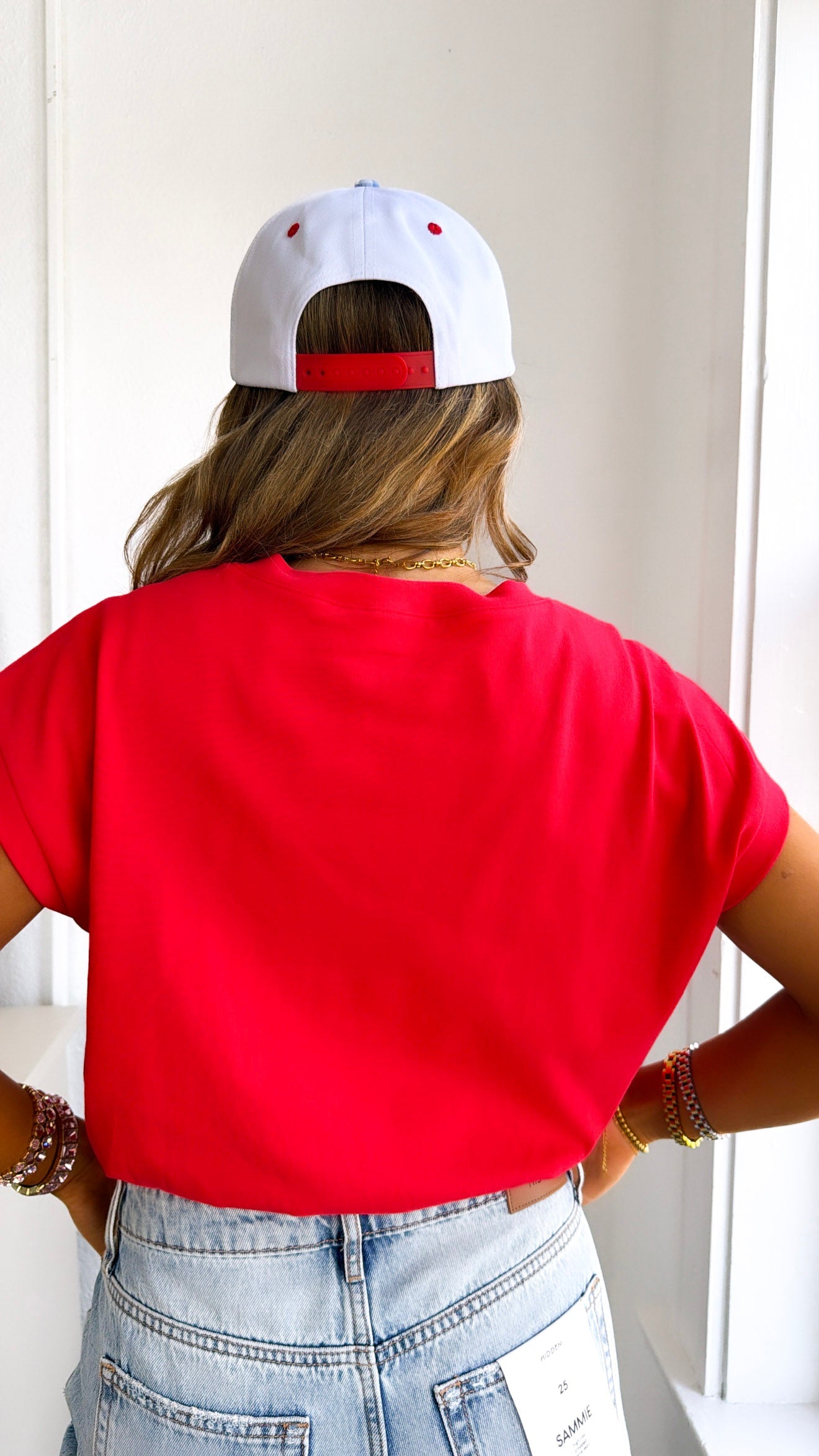 Easy Street Bubble Tee, Red