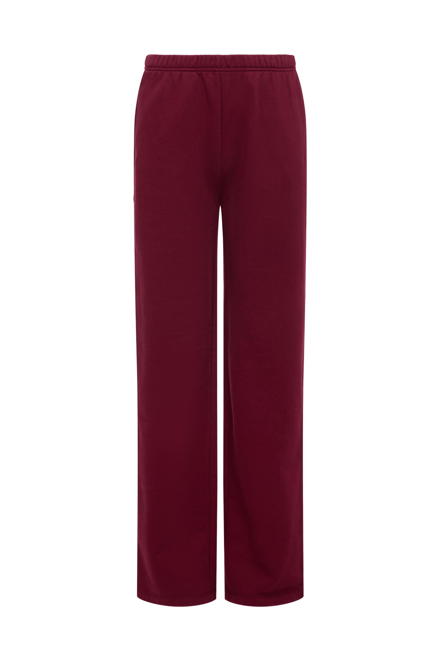 Core Fleece Wide Leg Sweatpant | Ruby