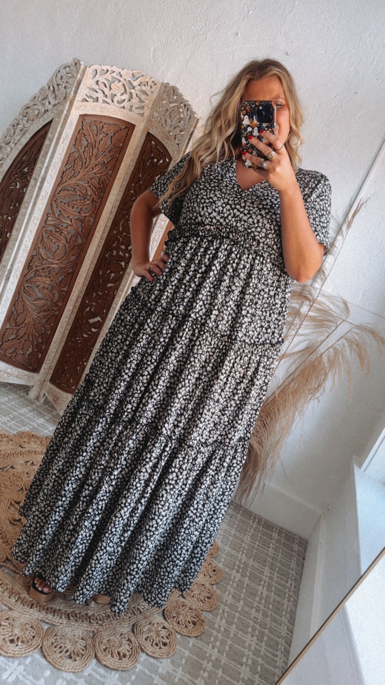 ECB Exclusive: Making Memories Maxi Dress, Black