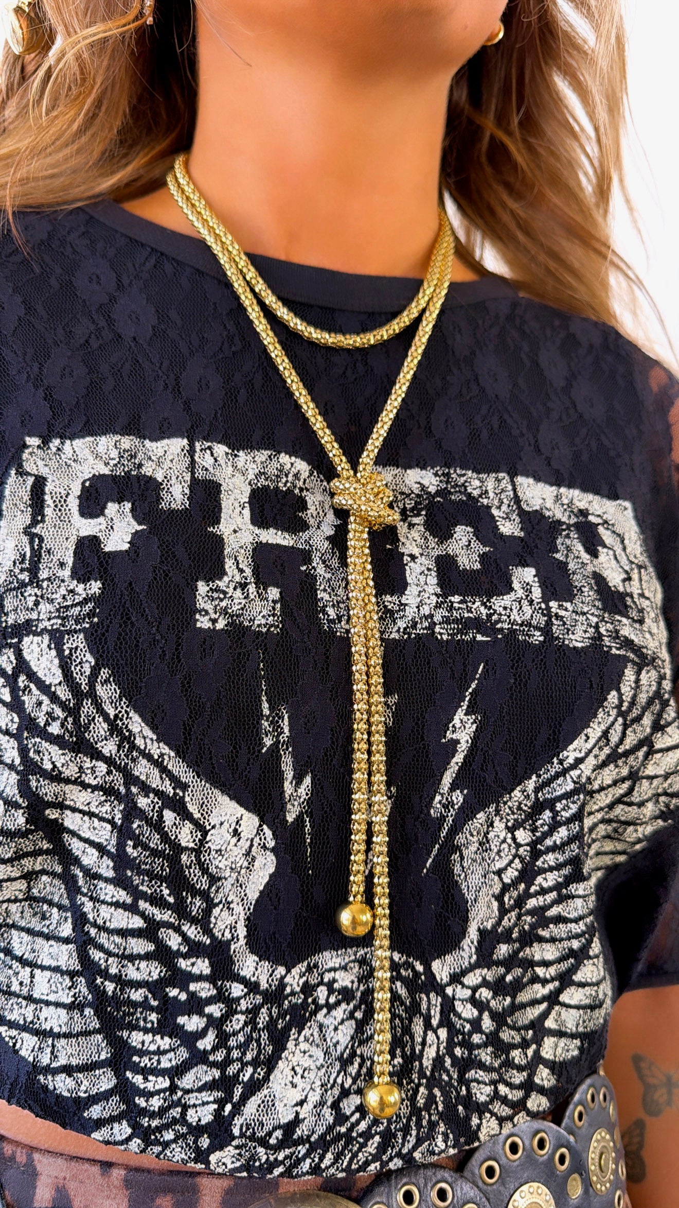 Alex Necklace, Gold