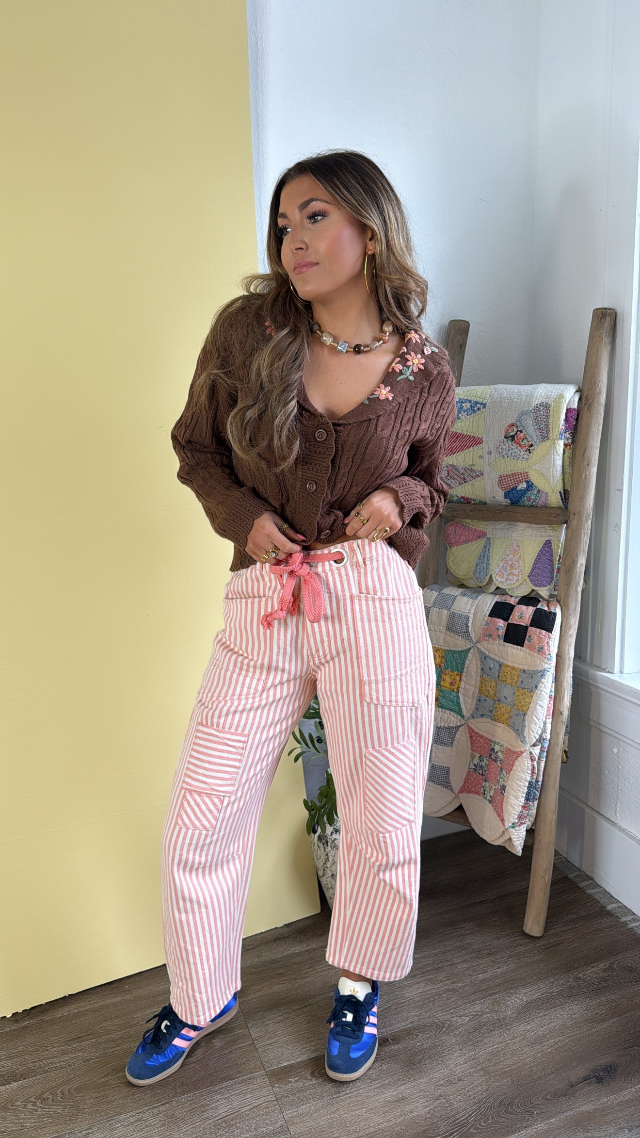 Early Meadows Knit Cardigan, Mocha