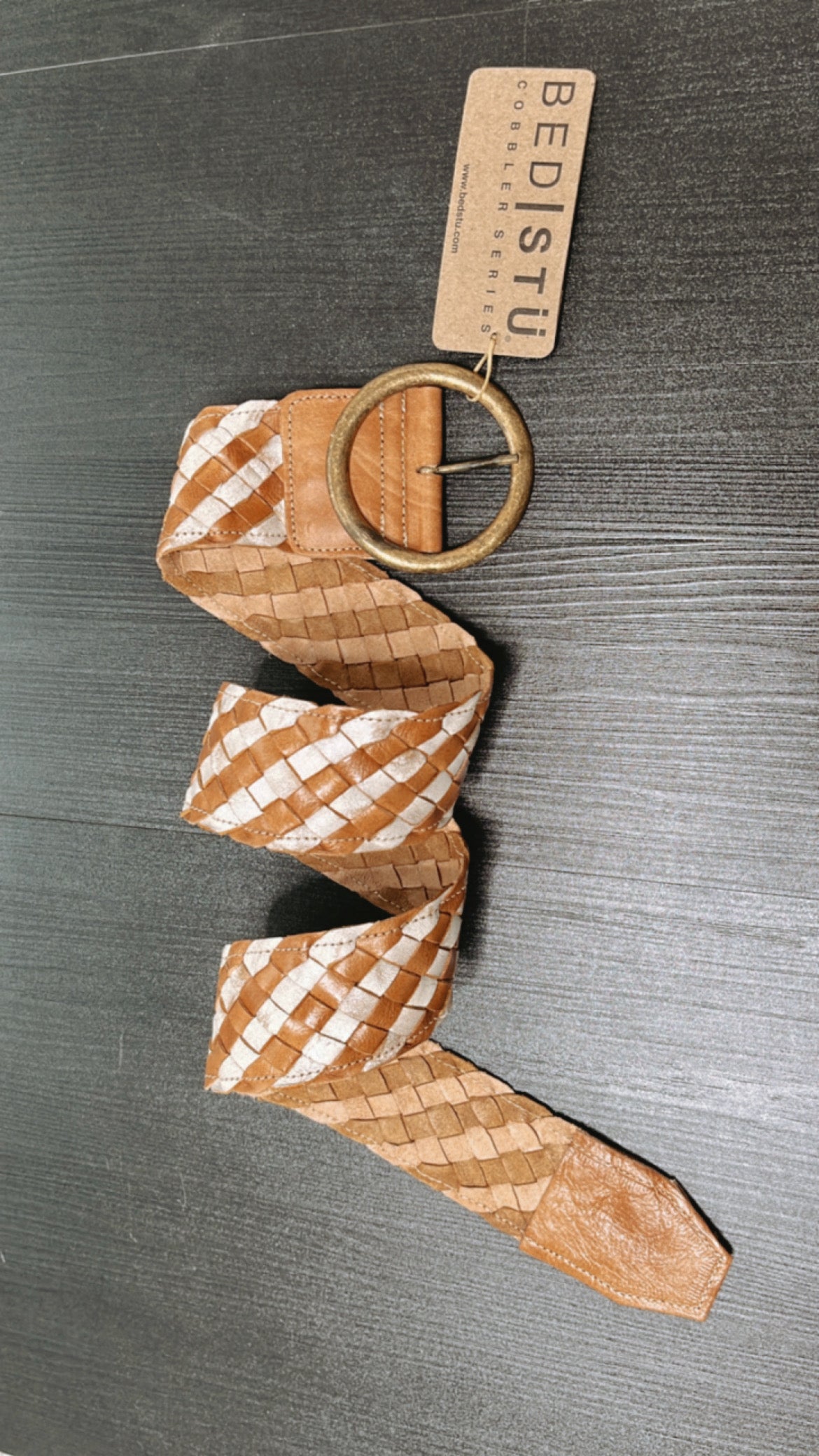 Bedstu Dreamweaver Belt, Tan Nectar Lux
