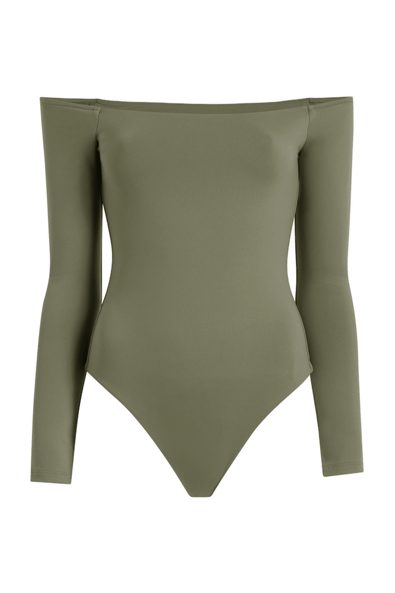 Off The Shoulder Bodysuit | Olive