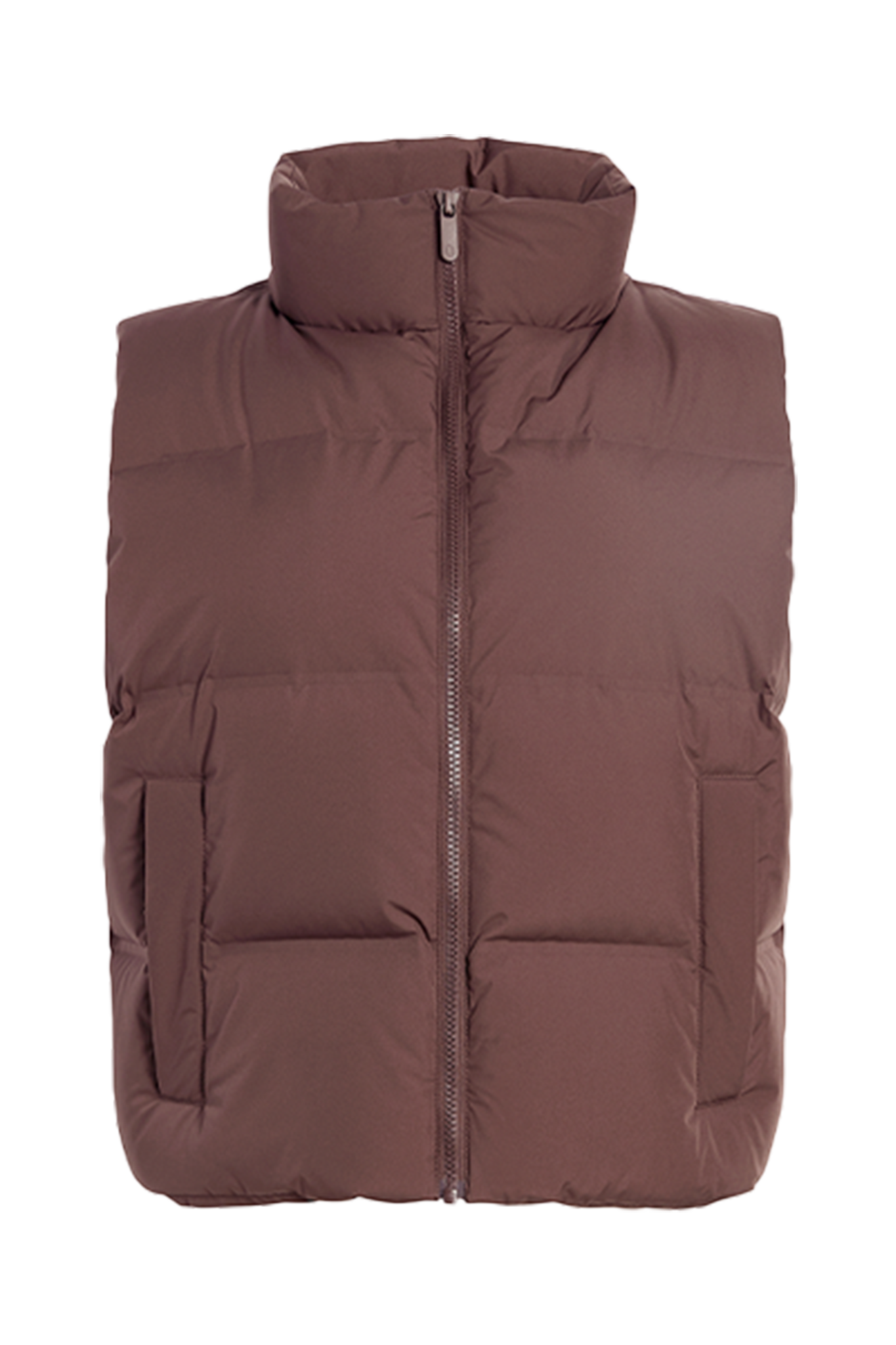 Puffer Vest | Coffee