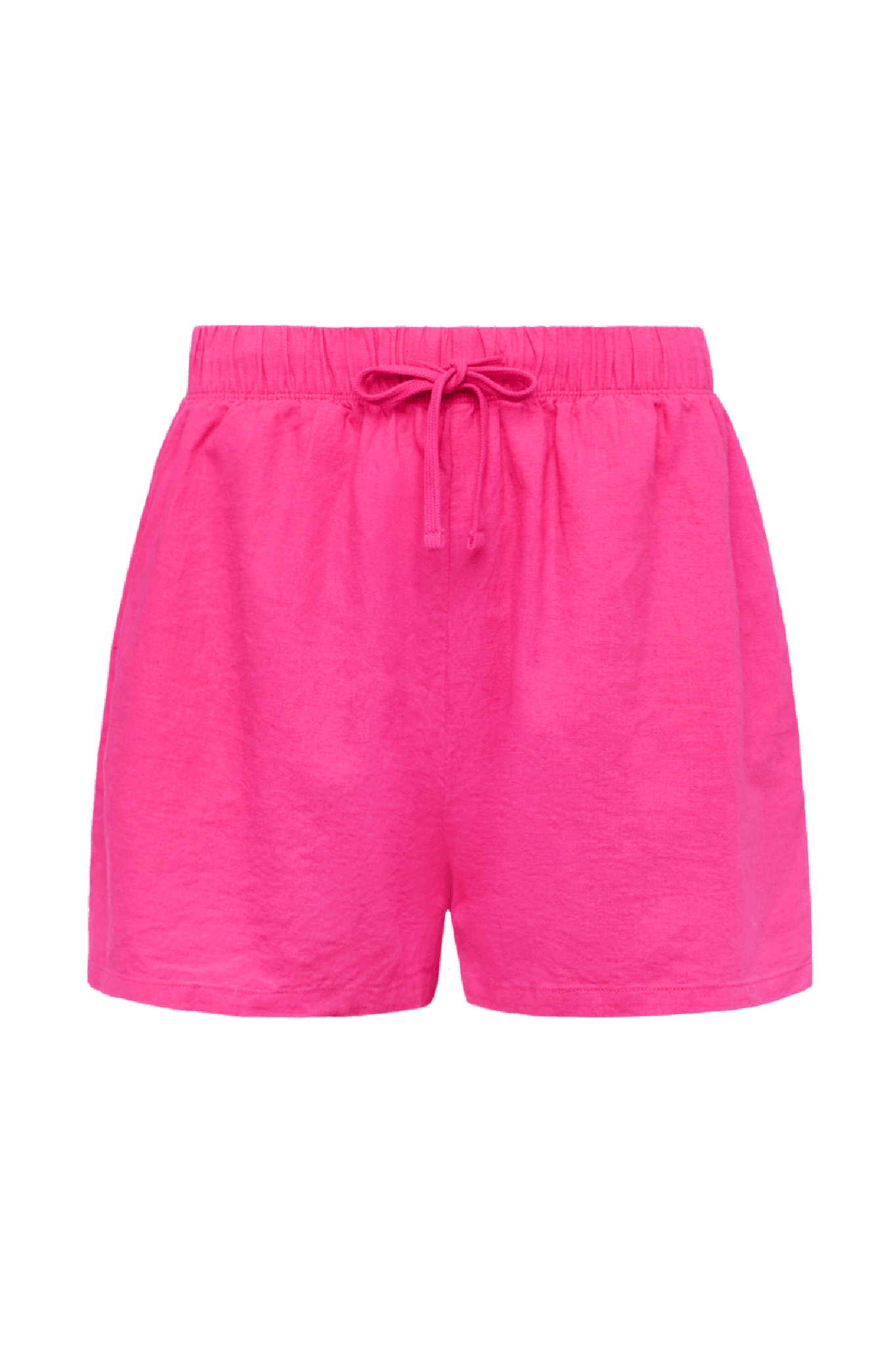 Linen Beach Short | Fuchsia