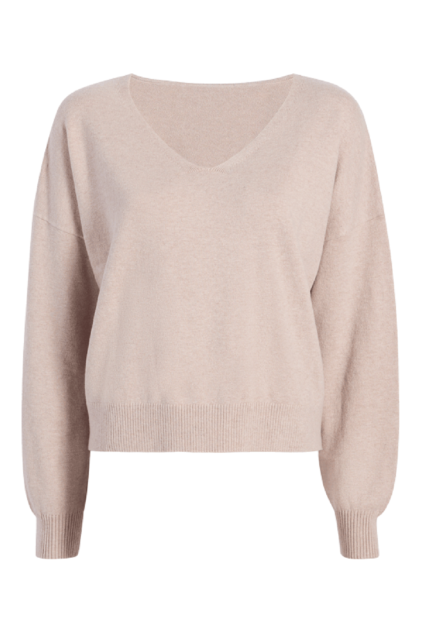 Luxe Knit V-Neck Sweater | Doe
