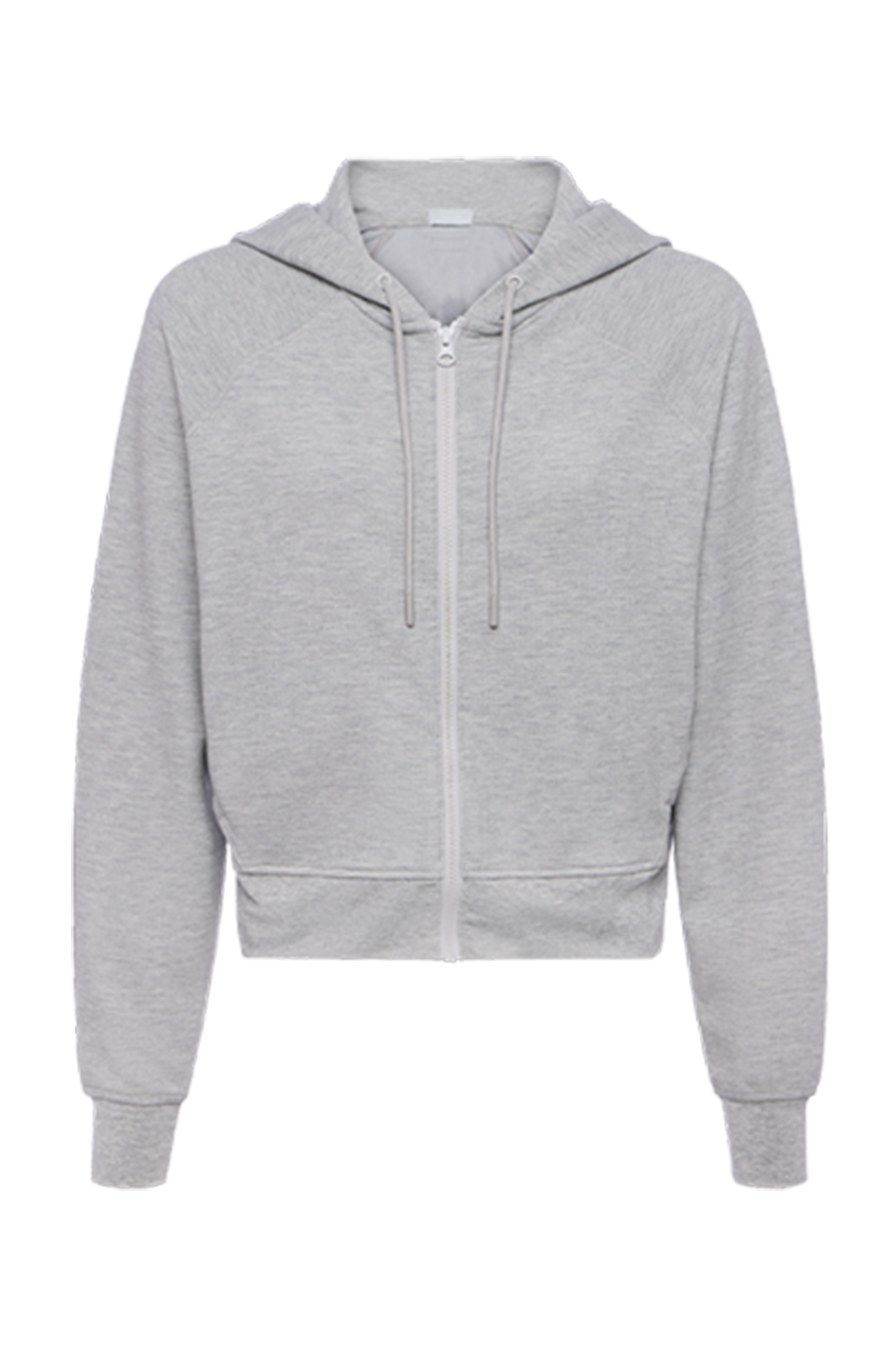 Performance Waffle Zip-Up Hoodie | Heather Grey