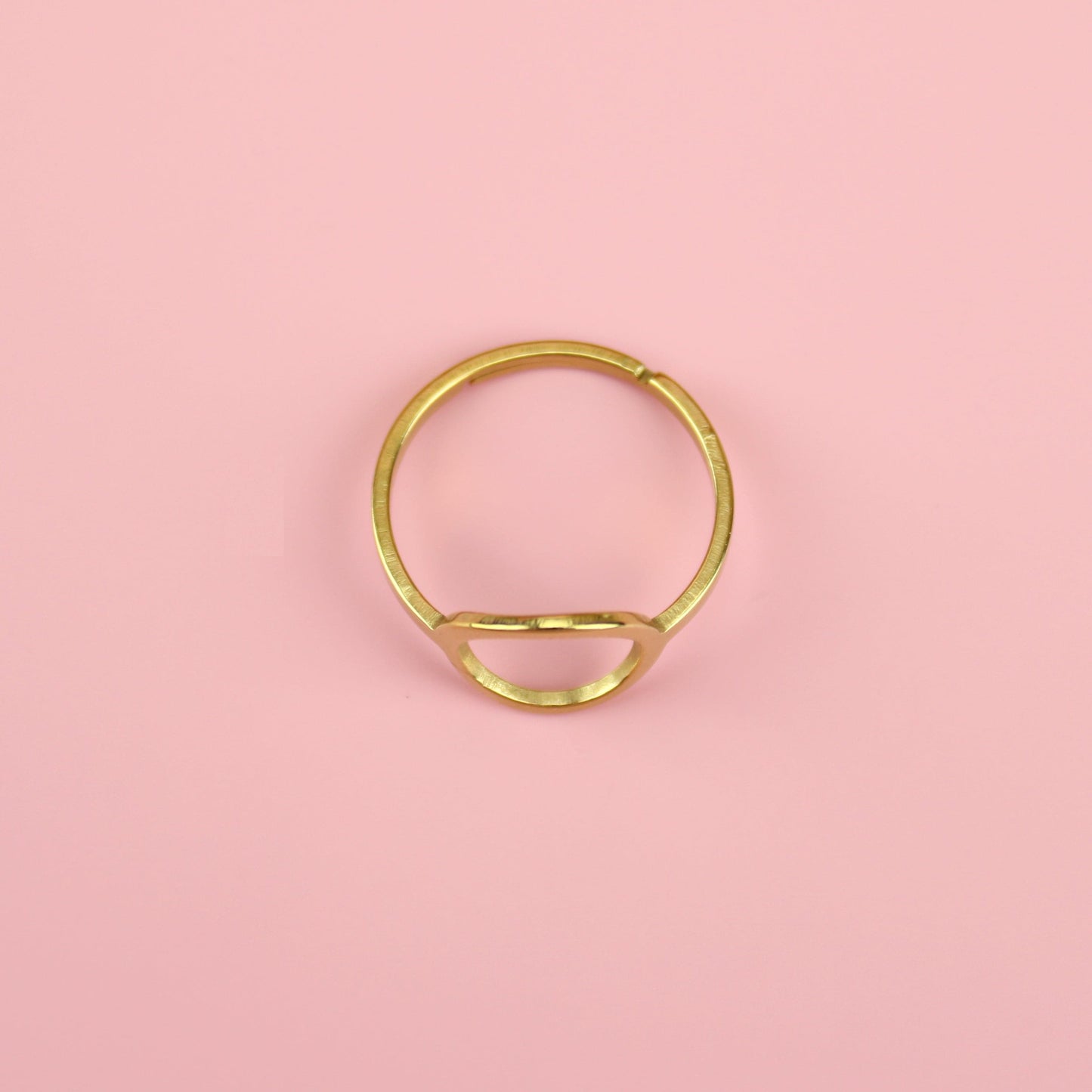 Cut Out Circle Ring (Gold Plated)