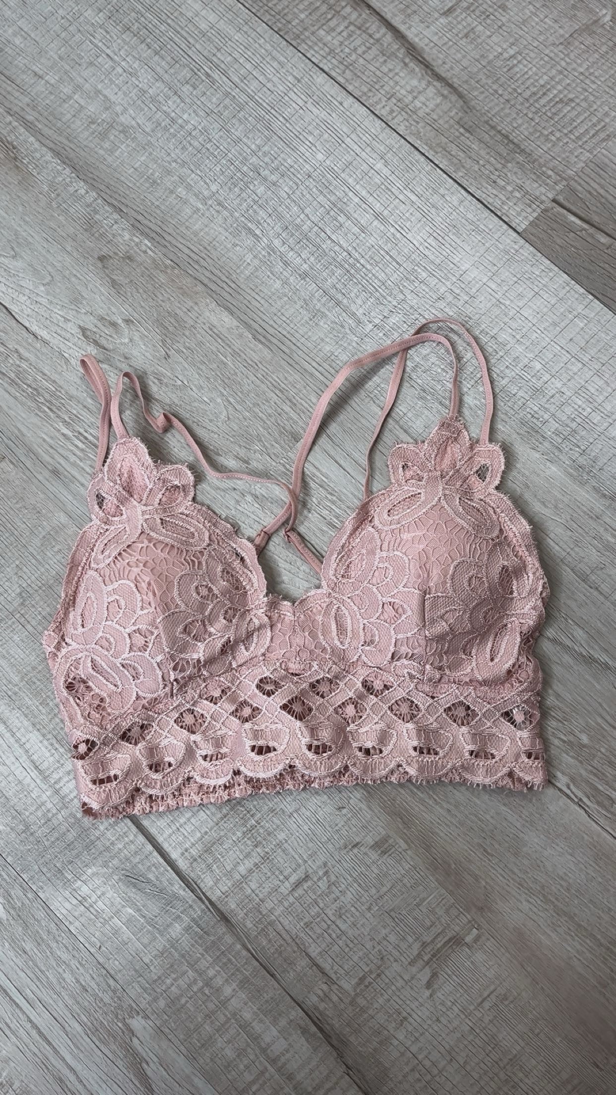 Opening Day Bralette, Pale Mauve