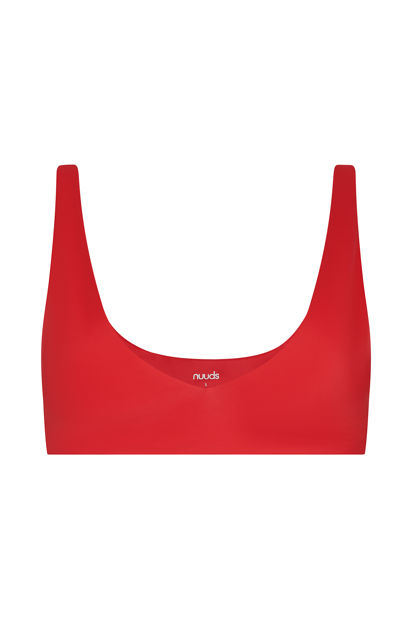 Plunge Bikini Top | Smooth Cayenne