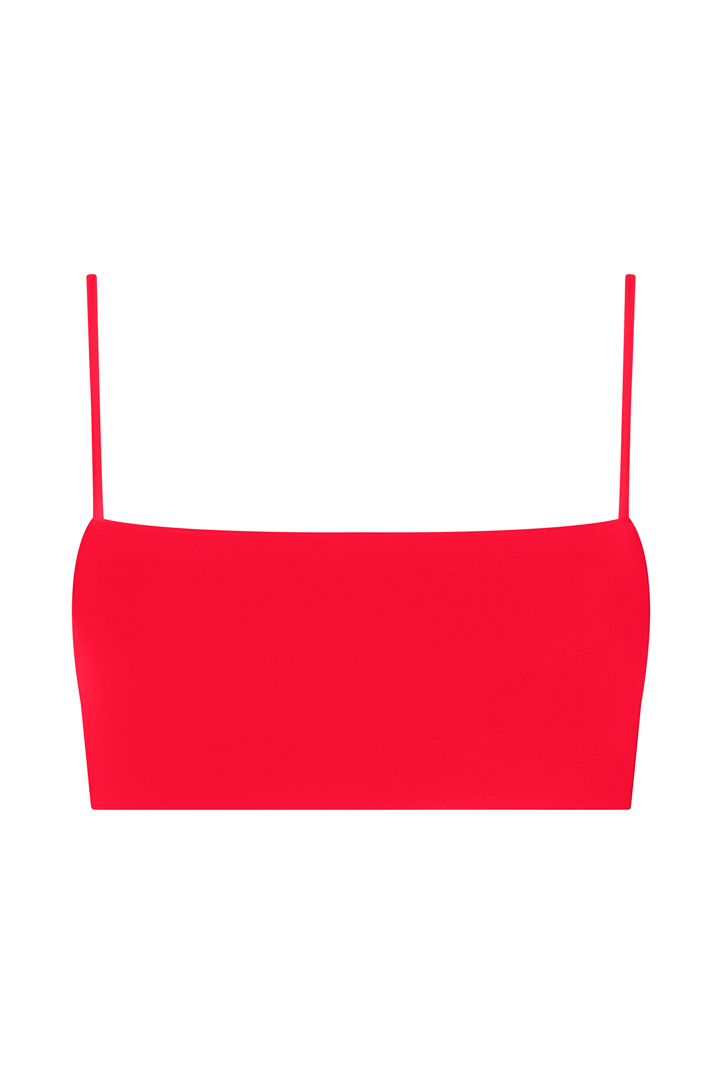 Bandeau Bikini Top | Smooth Cayenne