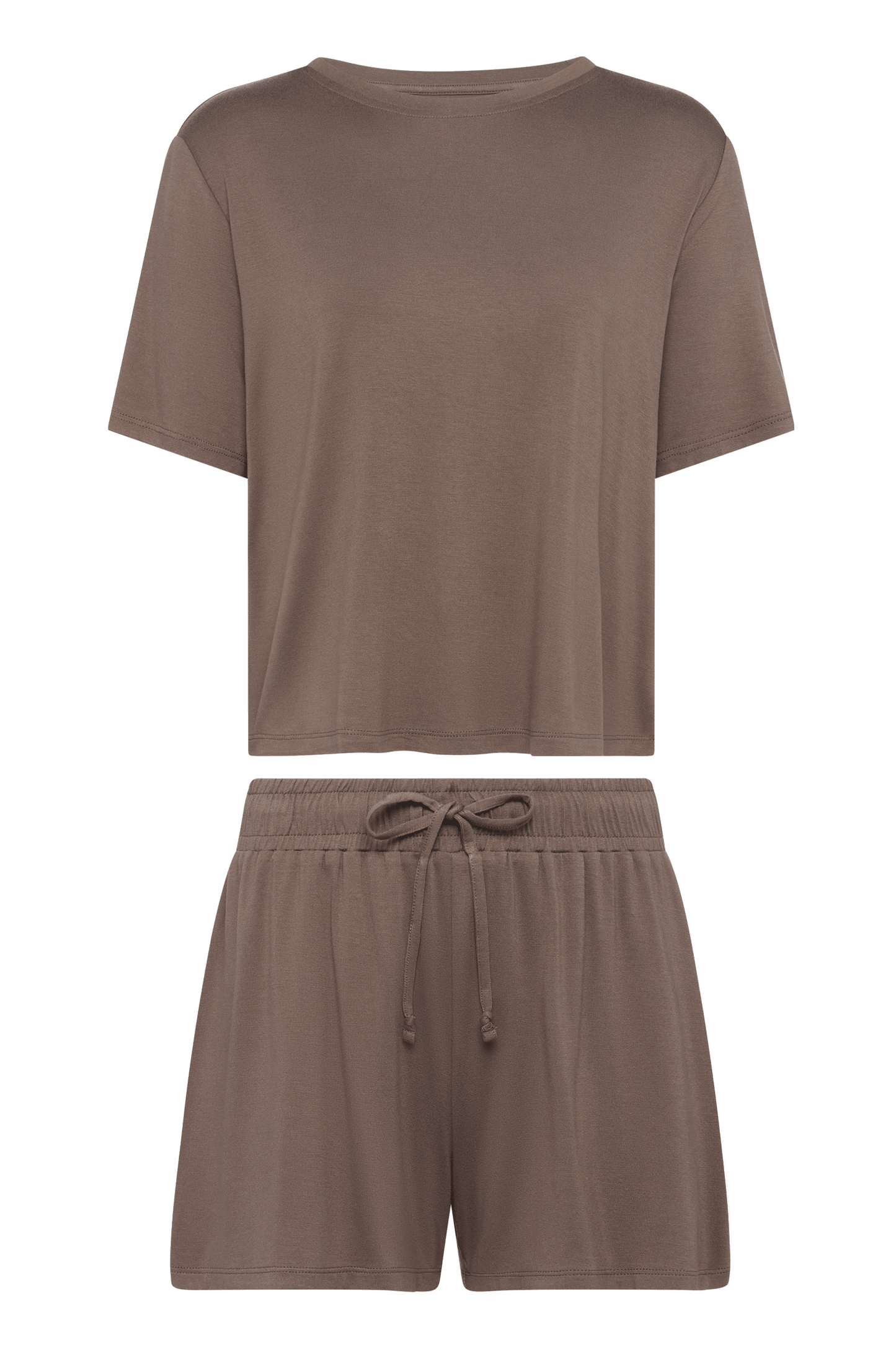 Pajama Short Set | Mocha