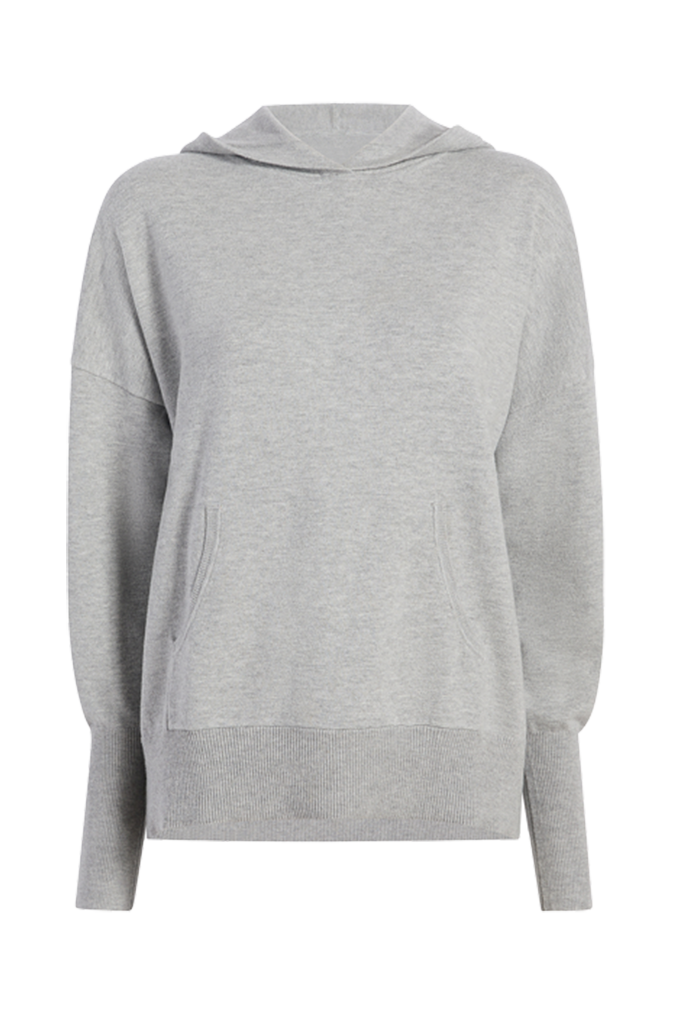 Luxe Knit Hoodie | Heather Grey