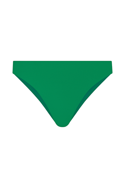 Low Waist Bikini Bottom | Smooth Emerald