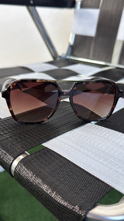 FREYRS - Spencer Aviator Sunglasses, Brown