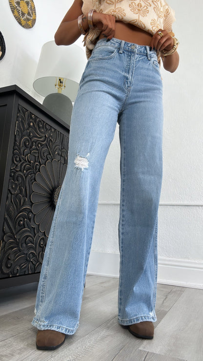 Knix High Rise Wide Leg Jean, VERVET