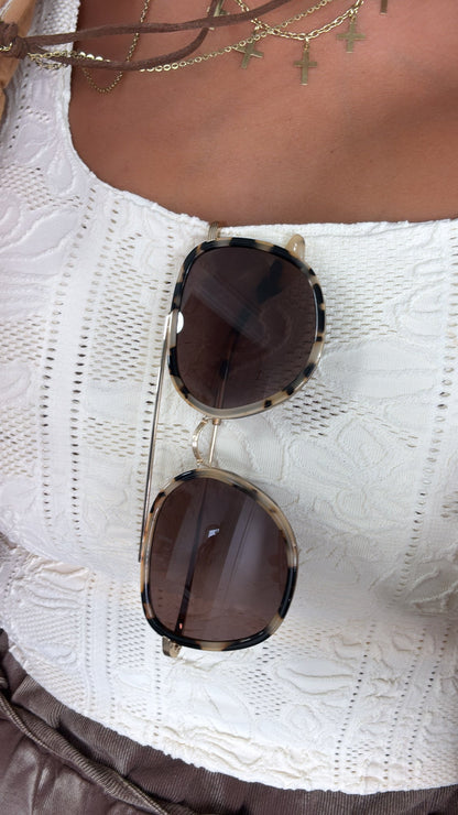 FREYRS Weston Sunglasses WHS - Milky Tortoise/ Brown