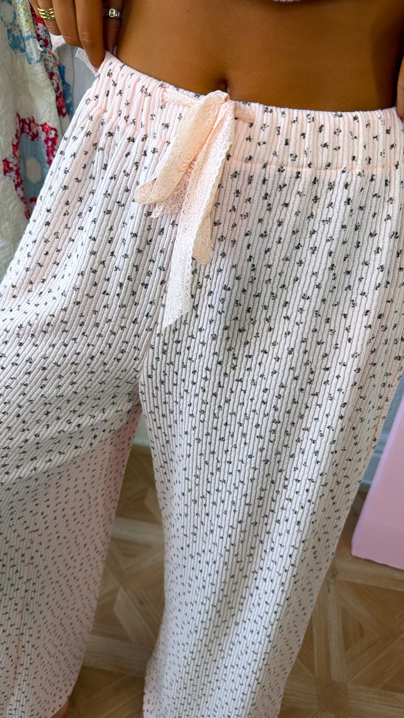 Bayrose Floral Pants, Blush