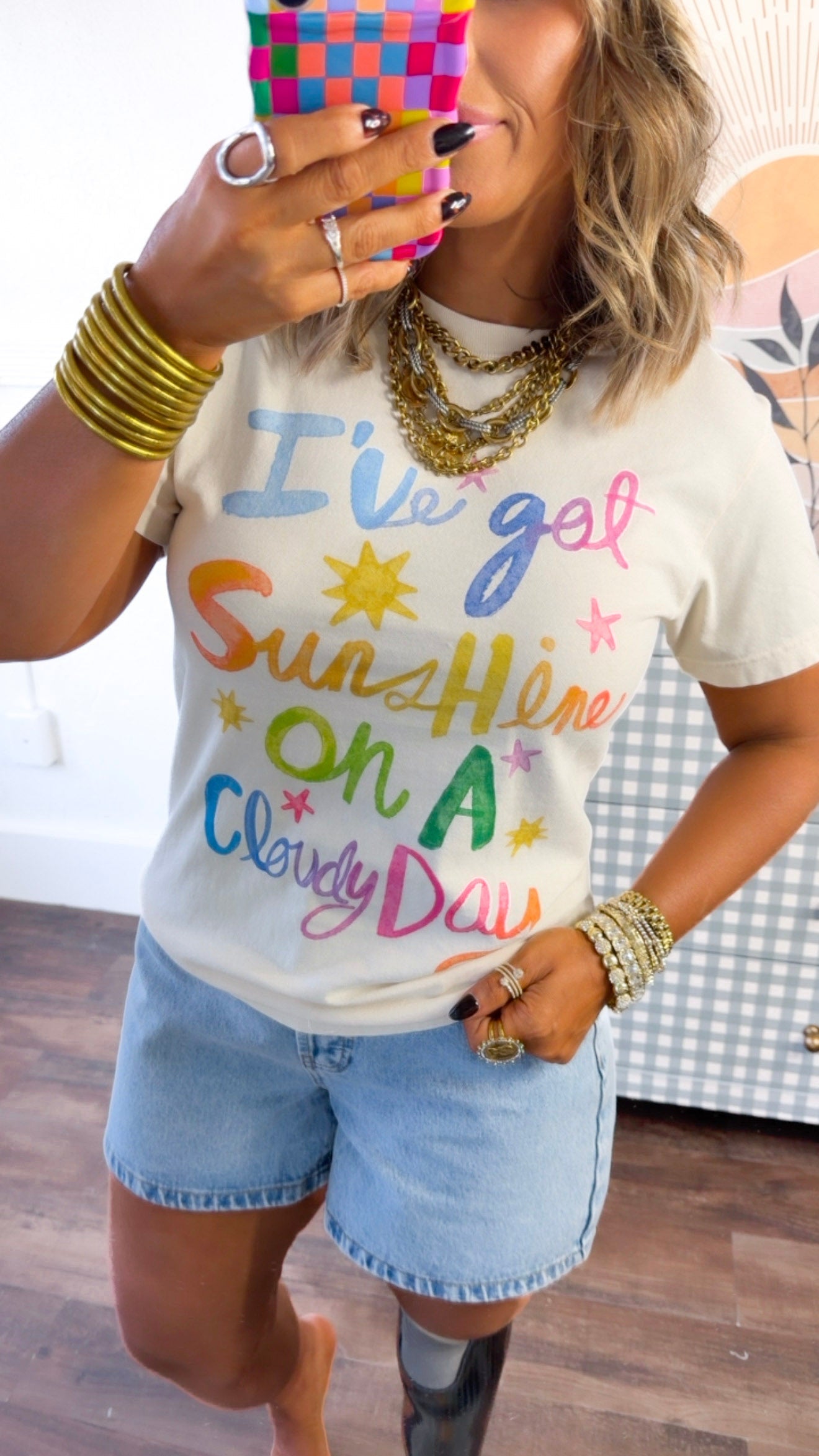 I've Got Sunshine Graphic Tee, Ivory