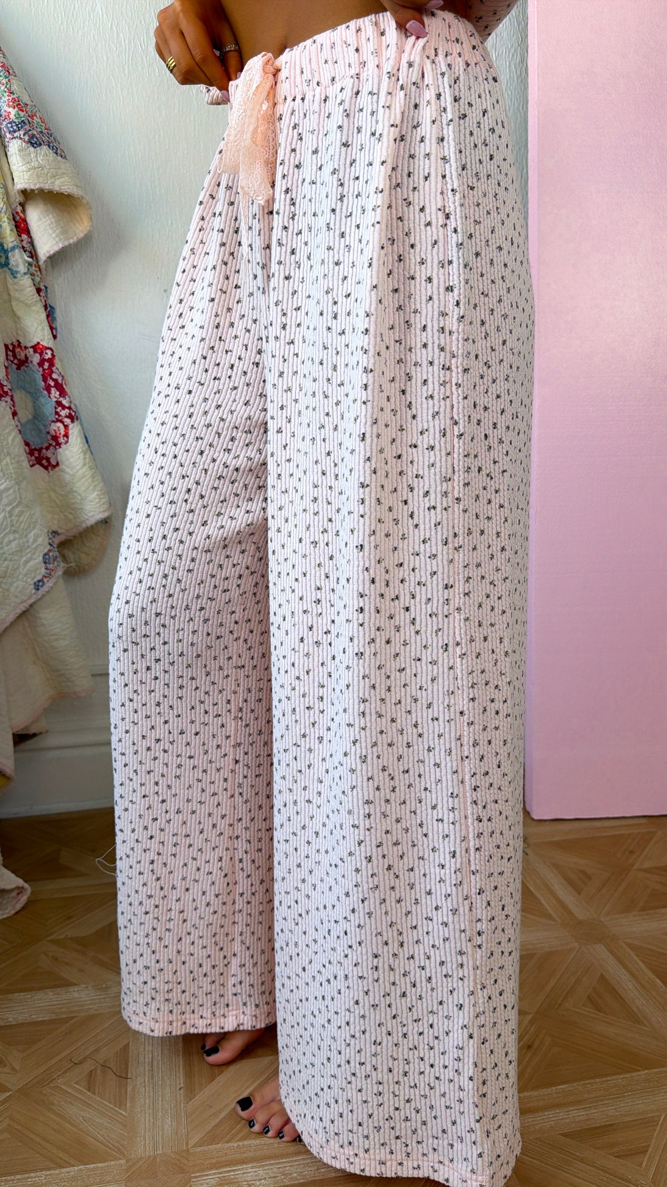 Bayrose Floral Pants, Blush