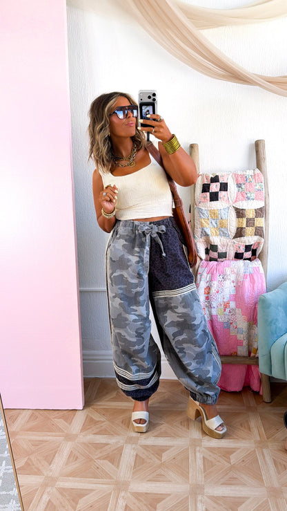 ECB Exclusive: Street Safari Joggers, Grey Camo