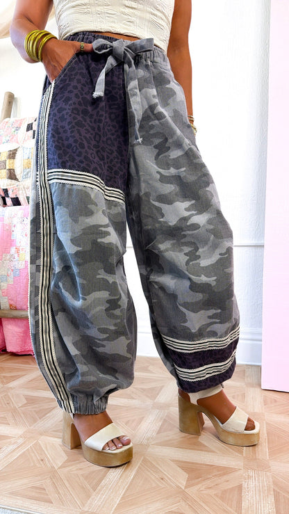 ECB Exclusive: Street Safari Joggers, Grey Camo