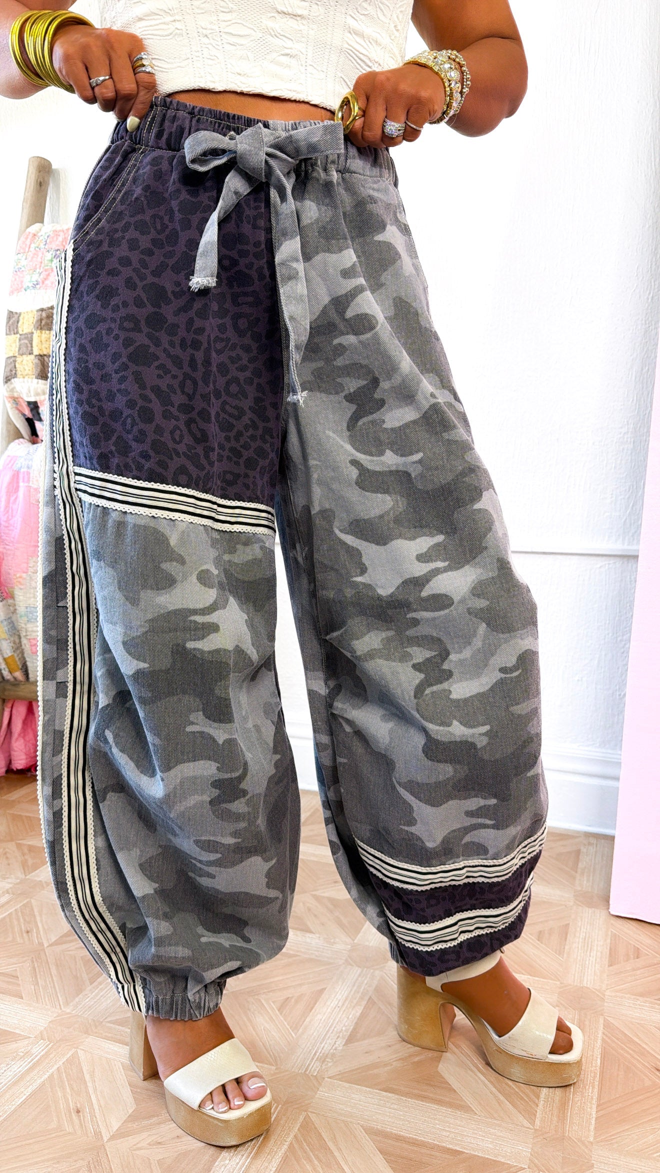 ECB Exclusive: Street Safari Joggers, Grey Camo