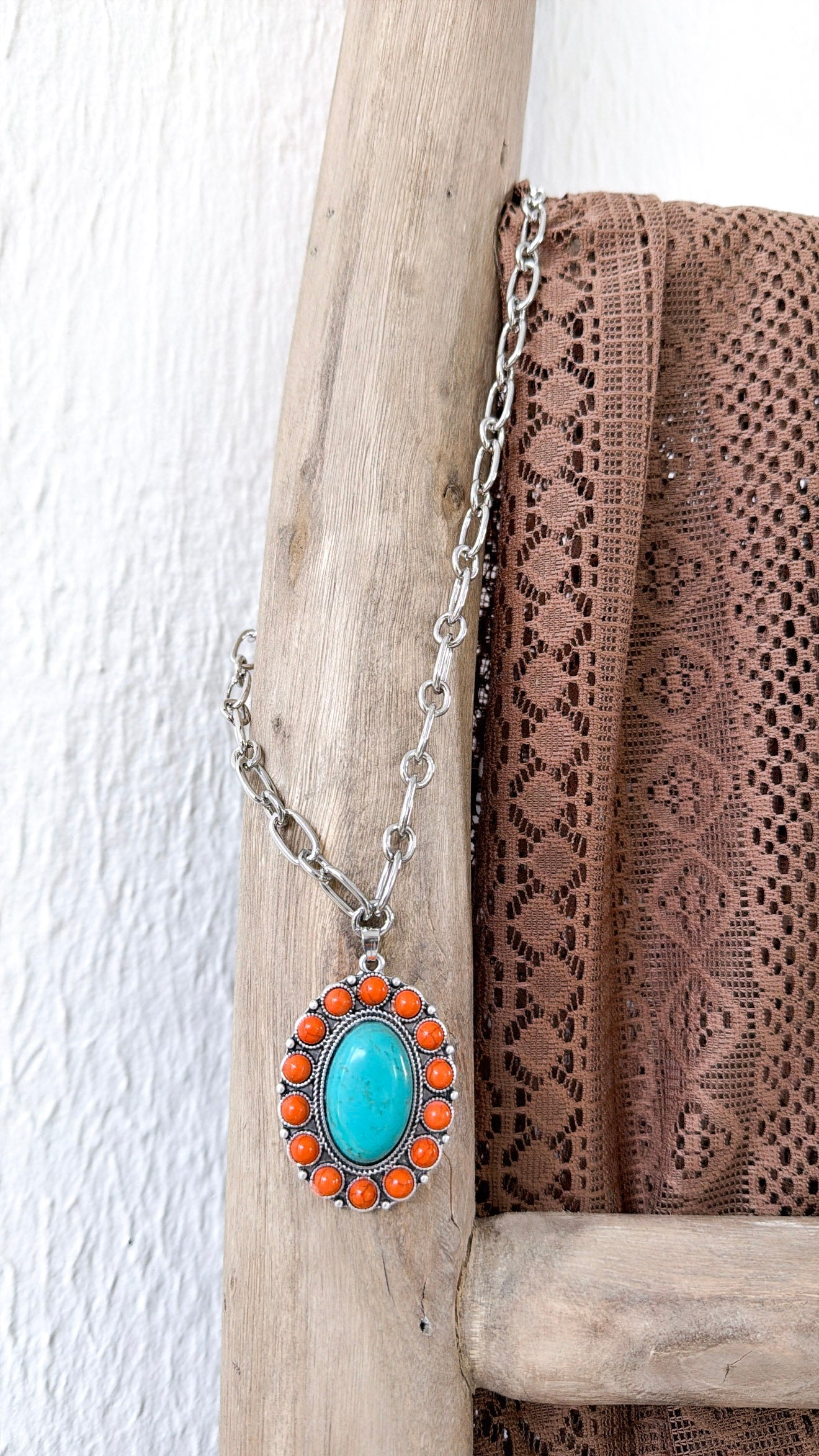 15" Turquoise Necklace