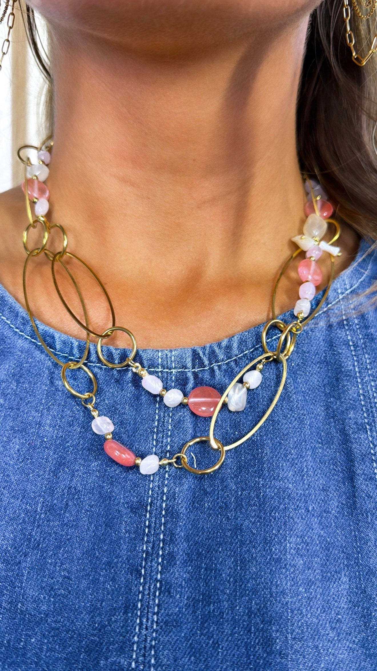 Blush Loops Necklace