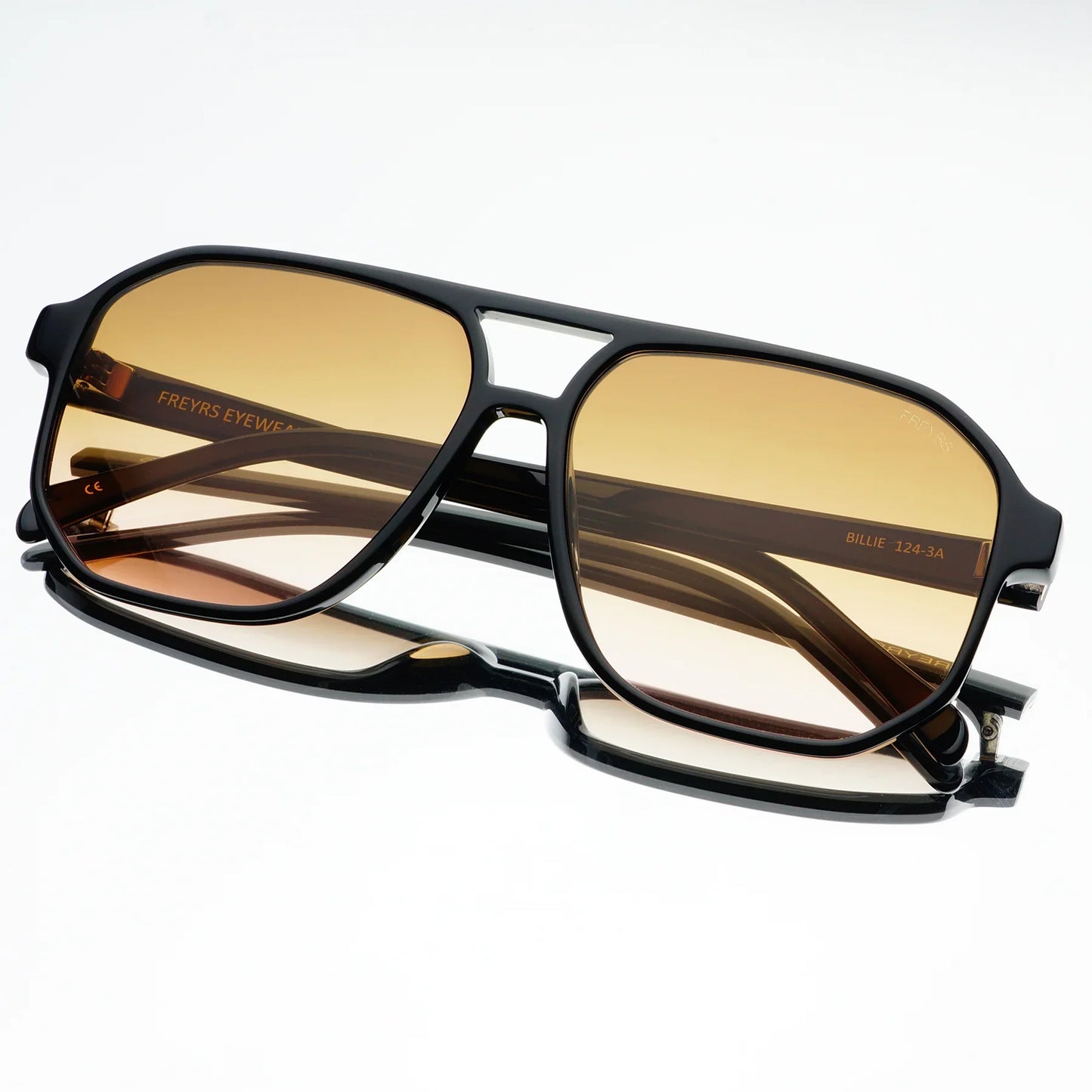 FREYRS Billie Sunglasses WHS - Black/ Brown
