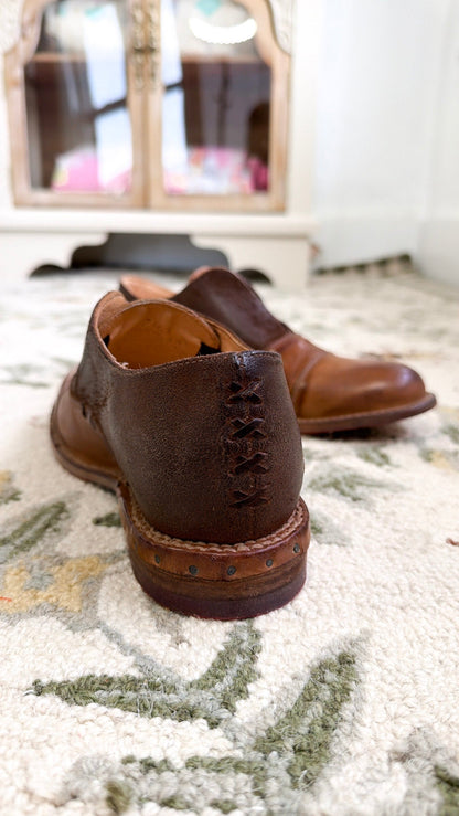 BedStu Rose, Tan Rustic Mason