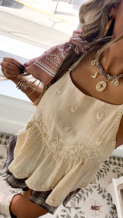 Juliette Tank Top, Almond
