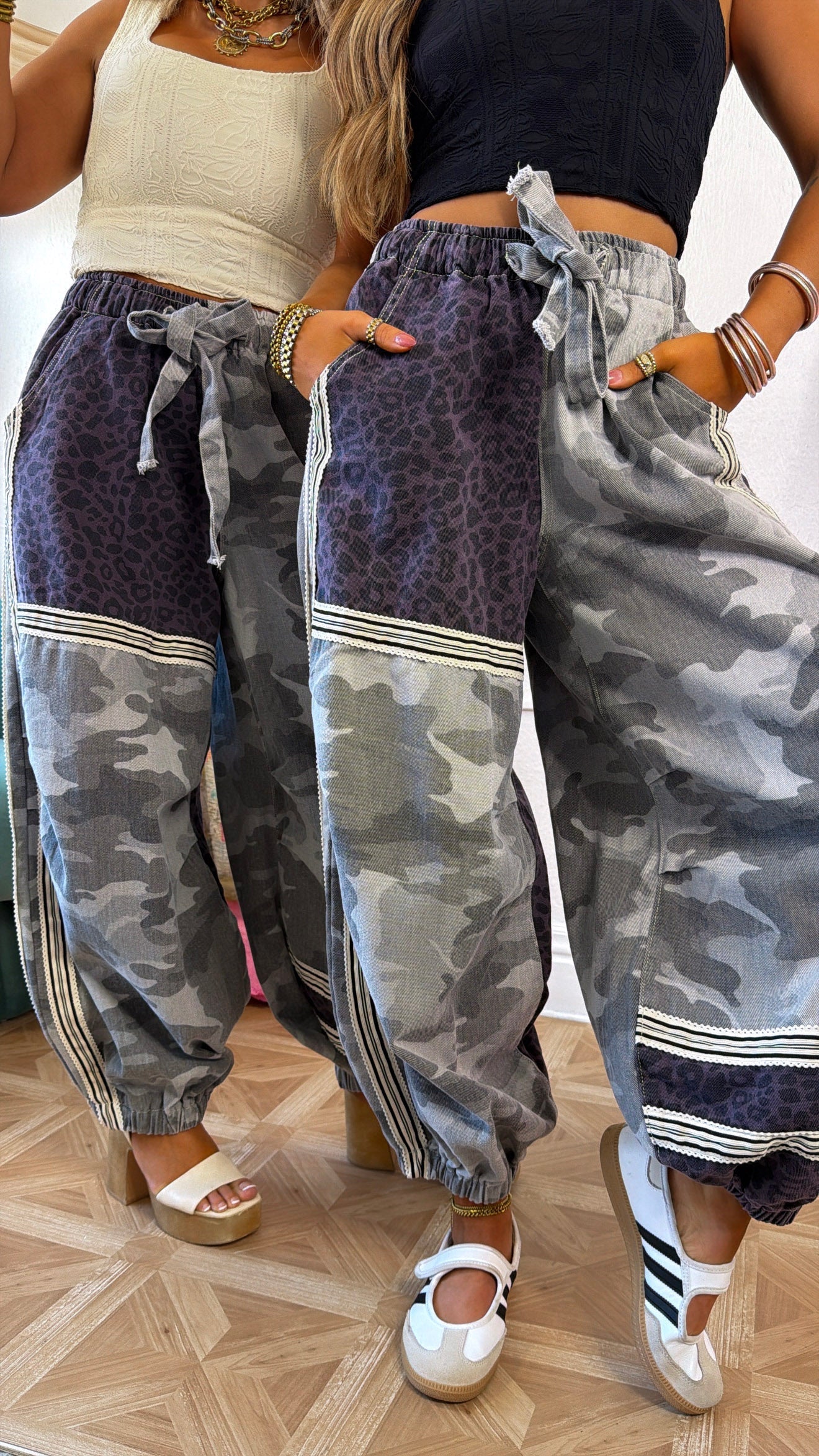 ECB Exclusive: Street Safari Joggers, Grey Camo