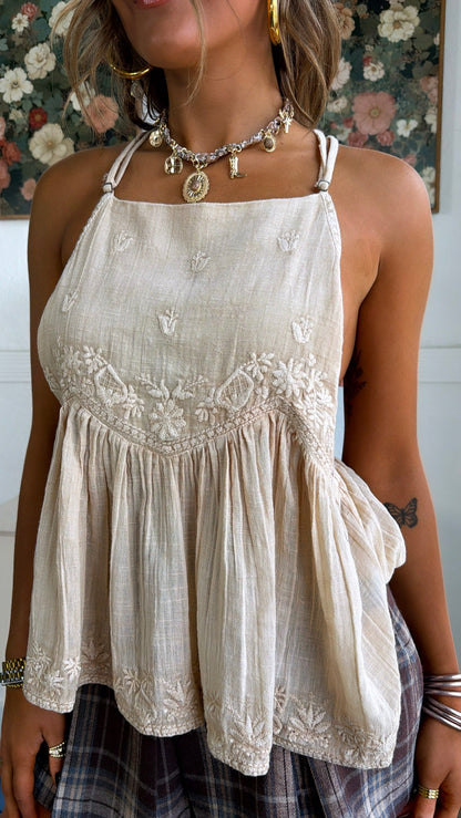 Juliette Tank Top, Almond