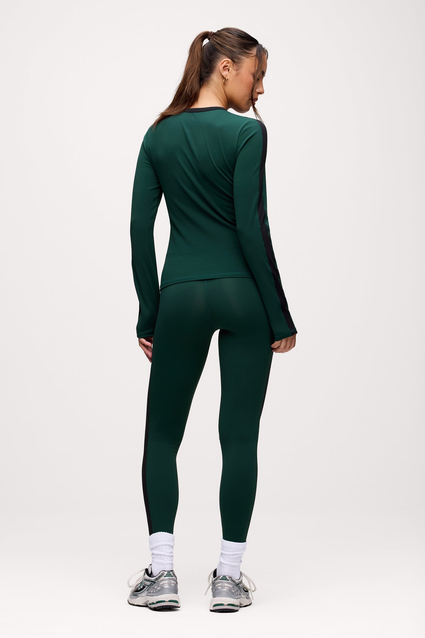 Motion Contrast Long Sleeve Top | Blackpine