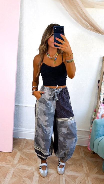 ECB Exclusive: Street Safari Joggers, Grey Camo