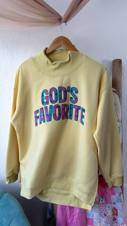 God's Favorite Mockneck, Yellow
