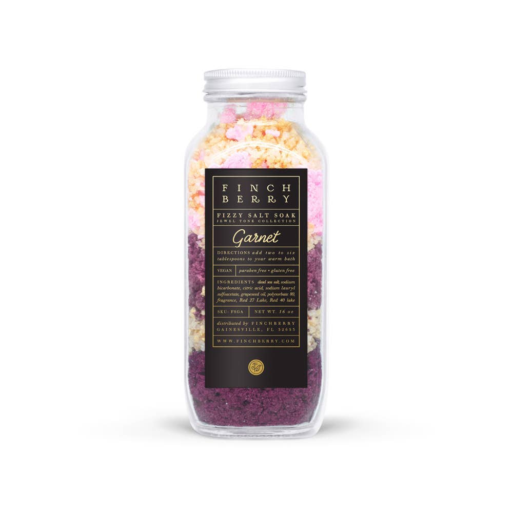 Finchberry Fizzy Salt Soak Garnet