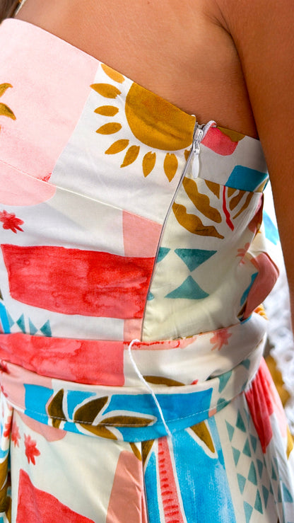 Island Breeze Midi Dress, Amalfi Coast