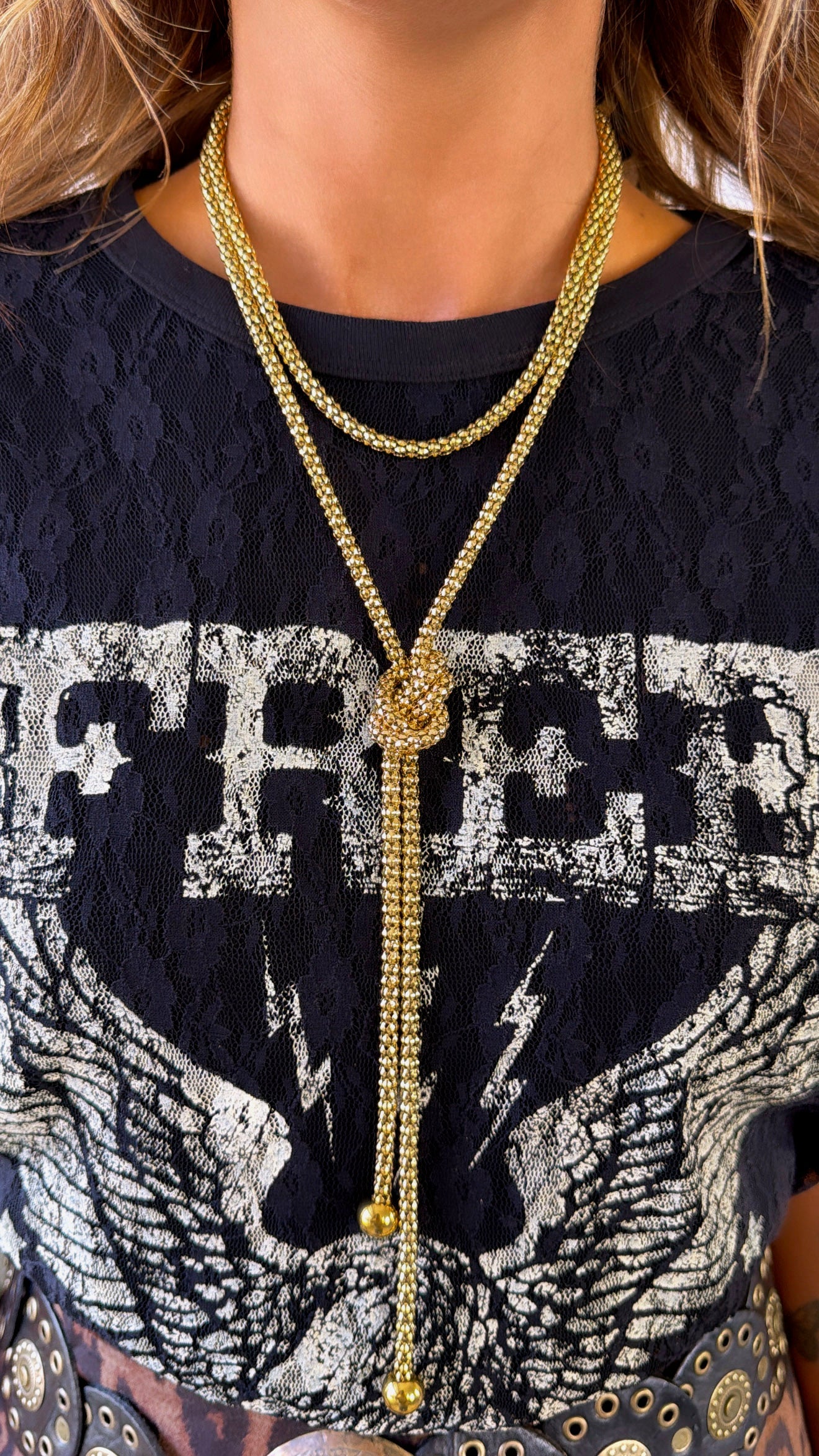 Alex Necklace, Gold