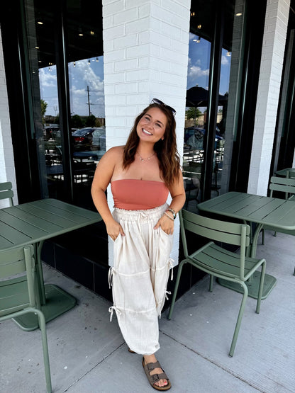 All Essential Tube Top, Terracotta