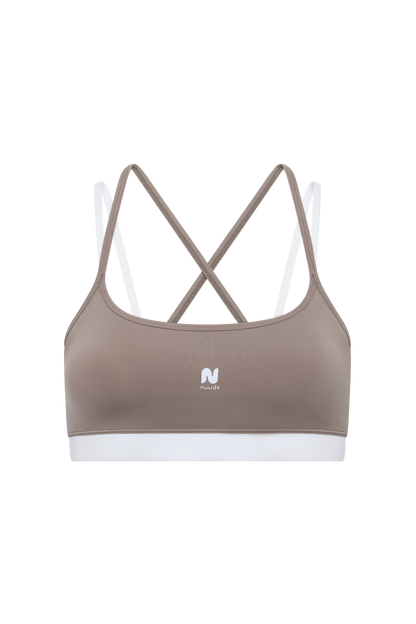 Motion Contrast Layering Bra | Cocoa