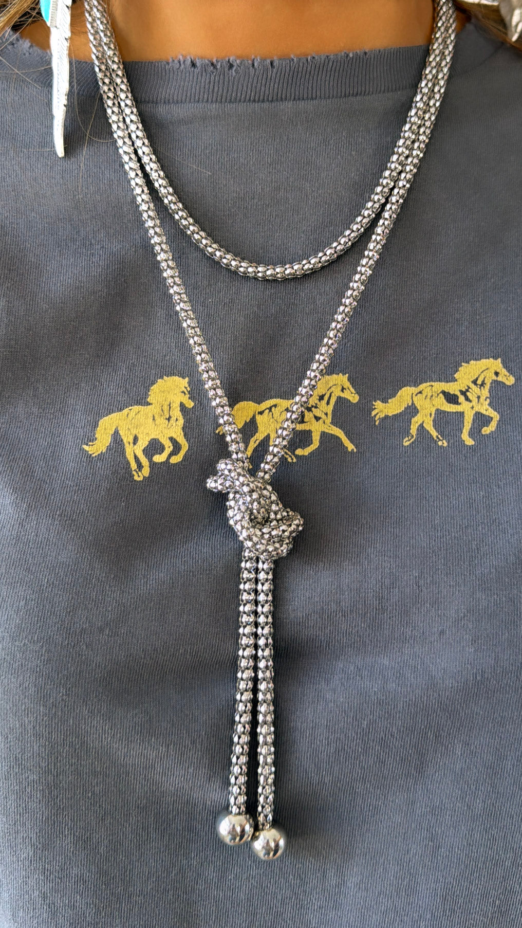 Alex Necklace, Silver