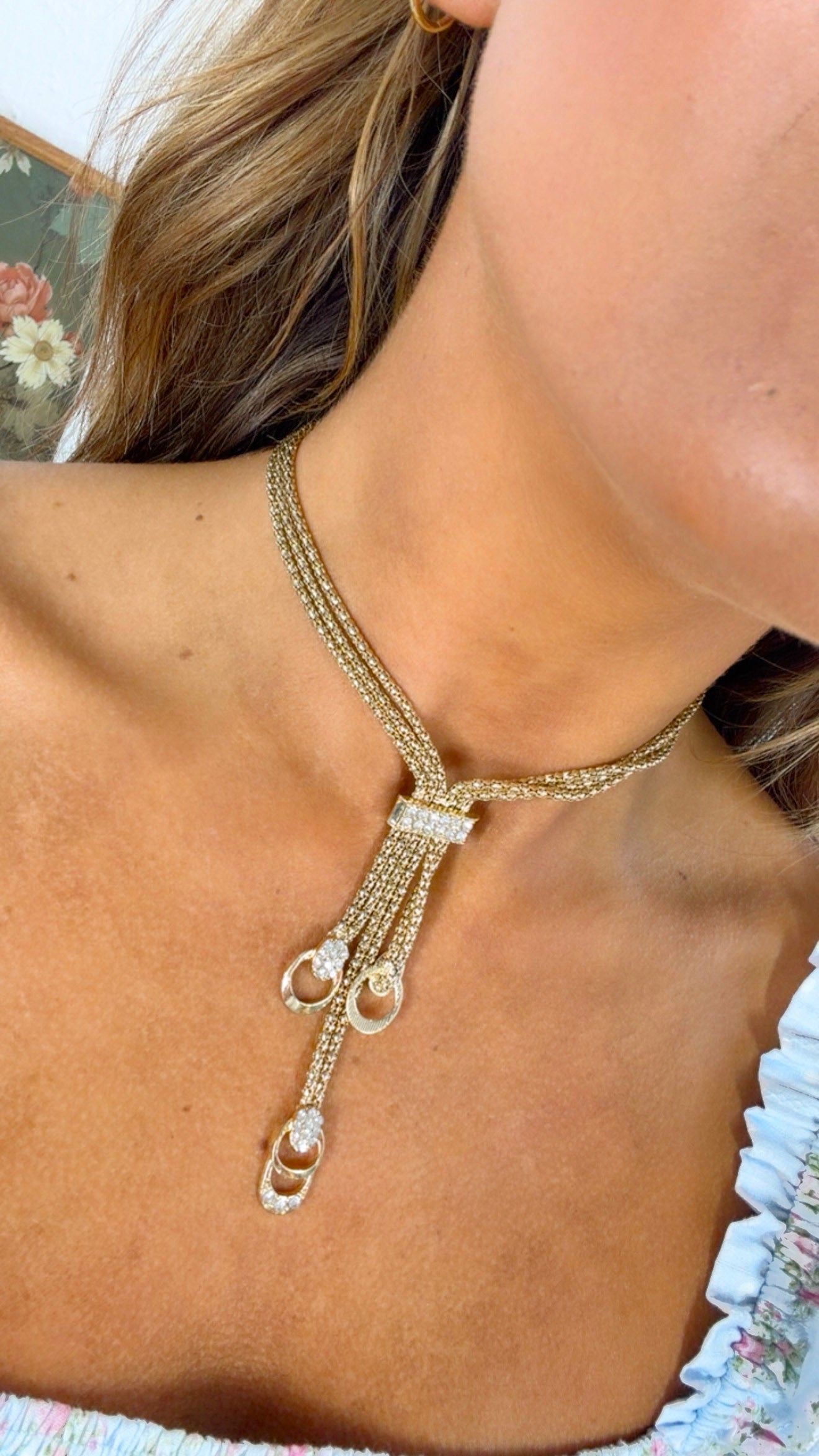 Golden Rings Necklace