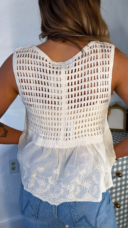 Honey Petal Tank, Natural
